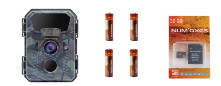 NUM'AXES - Pack Camera trap PIE1066 + 4 AA LR6 ...