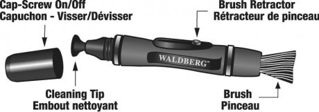 Photo OP965-02 Stylo nettoyeur optique Waldberg Lenspen