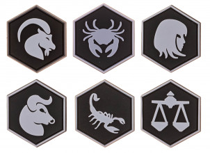 PAT0103-V Lot de 10 patchs aléatoires Photo PAT0103-V Lot de 10 patchs aléatoires