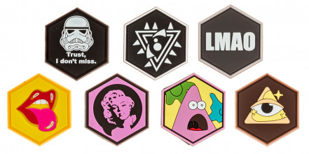 PAT0198-V Lot de 10 patchs aléatoires Photo PAT0198-V Lot de 10 patchs aléatoires