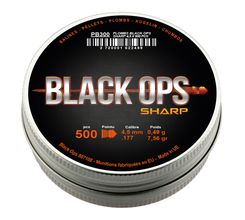 PB300-PLOMBS BLACK OPS TETE POINTUE -  CAL 4.5 boite de 500 (x5) Photo PB300-PLOMBS BLACK OPS TETE POINTUE -  CAL 4.5 boite de 500 (x5)
