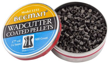 Boîte de 500 plombs têtes plates cal. 4,5 mm