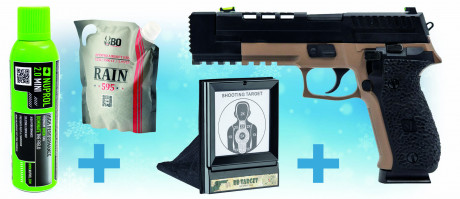 Pack de Noel réplique GBB VORSK VP26X Tan + ...