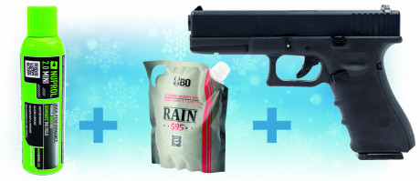 Pack de Noel réplique GBB Raven EU7 Noir  + ...