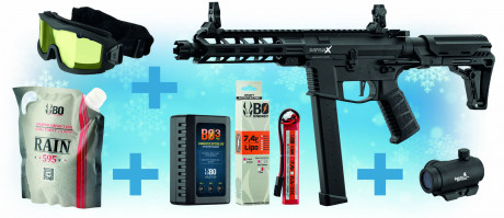 Pack de Noel replique AEG Battle X + point rouge ...