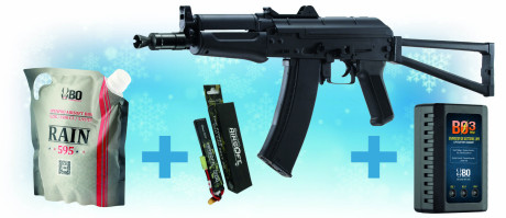 Christmas pack: AK74U AEG replica rifle + LiPo ...
