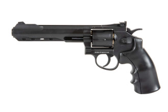 Photo PG1096-07.jpg Révolver airsoft WELL G296C CO2 Full Metal 6 pouces noir