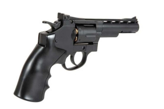 Photo PG1097-01.jpg Révolver airsoft WELL G296B CO2 Full Metal 4 pouces noir