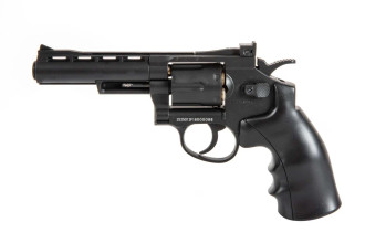 Photo PG1097-09.jpg Révolver airsoft WELL G296B CO2 Full Metal 4 pouces noir