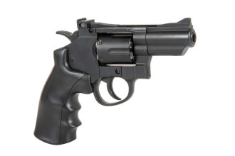 Photo PG1098-01.jpg Révolver airsoft WELL G296A CO2 Full Metal 2,5 pouces noir