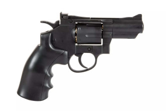 Photo PG1098-06.jpg Révolver airsoft WELL G296A CO2 Full Metal 2,5 pouces noir