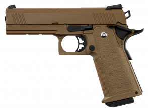 Photo PG1121-01.jpg Réplique GBB Hi-capa Tan Golden Eagle