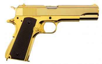 Photo PG1121O-02.jpg Réplique GBB 1911 Gold Golden Eagle