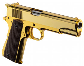 Photo PG1121O-06.jpg Réplique GBB 1911 Gold Golden Eagle