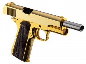 Photo PG1121O-07.jpg Réplique GBB 1911 Gold Golden Eagle
