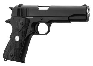 Photo PG1123-01.jpg Replica GBB 1911 black brown grip Golden Eagle