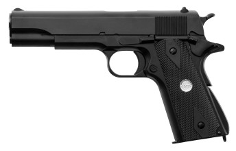Photo PG1123-05.jpg Replica GBB 1911 black brown grip Golden Eagle
