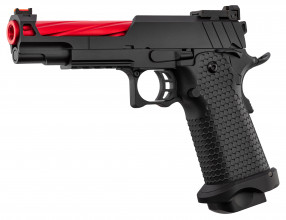 Golden Eagle Hi-Capa 5.1 Black/Red Airsoft Pistol