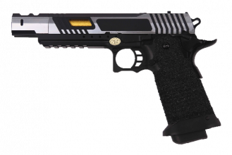 Réplique GBB hi-capa 5.1 Noir/Silver Golden Eagle