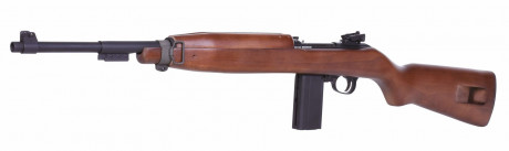 Photo PG1262-01 Réplique airsoft carabine Springfield M1 en bois calibre 6 mm CO2
