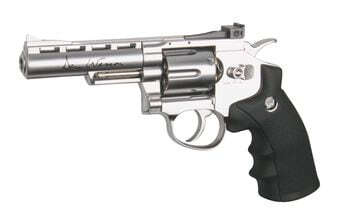 Réplique airsoft revolver Dan Wesson silver 4'' CO2