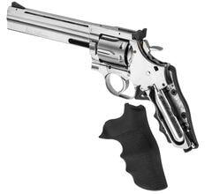 Photo PG1927-4-REPLIQUE REVOLVER DAN WESSON 715 CO2 SILVER 6 POUCES ASG