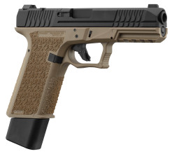Photo PG1991-01.jpg GBB P80 PFS9 Tan Double Eagle Replica Pistol
