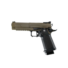 Photo PG2070T-01.jpg ARCTURUS Pistolet GBB Vanguard 5'' Hi-Capa BLK/TAN