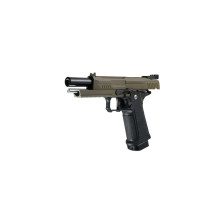 Photo PG2070T-06.jpg ARCTURUS Pistolet GBB Vanguard 5'' Hi-Capa BLK/TAN