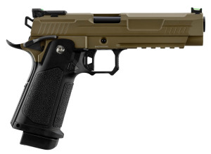 Photo PG2070T-23.jpg ARCTURUS Pistolet GBB Vanguard 5'' Hi-Capa BLK/TAN