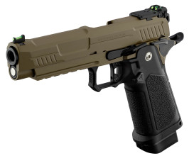 Photo PG2070T-25.jpg ARCTURUS Pistolet GBB Vanguard 5'' Hi-Capa BLK/TAN