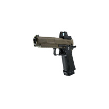 Photo PG2070TR-05.jpg ARCTURUS Pistolet GBB Vanguard 5'' RDS BLK/TAN