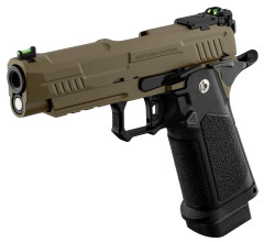 Photo PG2071T-25.jpg ARCTURUS Pistolet GBB Vanguard 4.3'' Hi-Capa BLK/TAN