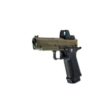 Photo PG2071TR-05.jpg ARCTURUS Pistolet GBB airsoft Vanguard 4.3'' RDS BLK/TAN