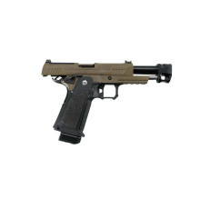 Photo PG2072T-04.jpg ARCTURUS Pistolet GBB Vanguard 4.3'' Comp BLK/TAN