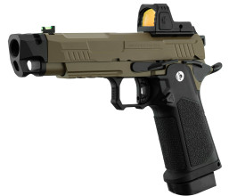 Photo PG2072TR-21.jpg ARCTURUS Pistolet GBB Vanguard 4.3'' RDS Comp BLK/TAN
