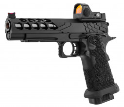 Pistolet Airsoft GBB Stryk Hi-Capa 5.1 Noir avec RMR