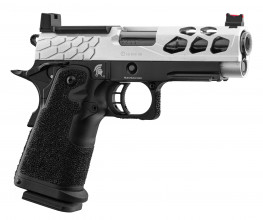 Photo PG9008S-01.jpg Pistolet Airsoft GBB Stryk Hi-Capa 4.3 Silver Lancer Tactical