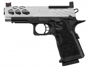 Photo PG9008S-04.jpg Pistolet Airsoft GBB Stryk Hi-Capa 4.3 Silver Lancer Tactical