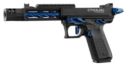 Pistolet GBB Lancer Tactical CTHULHU airsoft noir/bleu