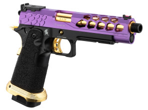 PG9013-02.jpg Pistolet Airsoft GBB Stryk Hi-Capa 5.1 Violet et Or Lancer Tactical Photo PG9013-02.jpg Pistolet Airsoft GBB Stryk Hi-Capa 5.1 Violet et Or Lancer Tactical