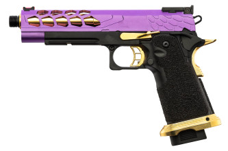 PG9013-05.jpg Pistolet Airsoft GBB Stryk Hi-Capa 5.1 Violet et Or Lancer Tactical Photo PG9013-05.jpg Pistolet Airsoft GBB Stryk Hi-Capa 5.1 Violet et Or Lancer Tactical