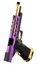 PG9013-07.jpg Pistolet Airsoft GBB Stryk Hi-Capa 5.1 Violet et Or Lancer Tactical Photo PG9013-07.jpg Pistolet Airsoft GBB Stryk Hi-Capa 5.1 Violet et Or Lancer Tactical