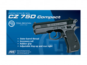 PR1200-01 Réplique pistolet CZ75D Compact ressort Photo PR1200-01 Réplique pistolet CZ75D Compact ressort