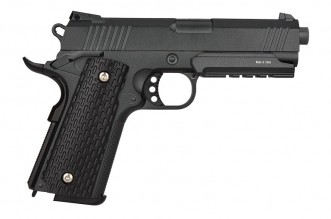 PR9011-1 Réplique pistolet à ressort Galaxy G25 M1911 MEU full metal 0,5J Photo PR9011-1 Réplique pistolet à ressort Galaxy G25 M1911 MEU full metal 0,5J
