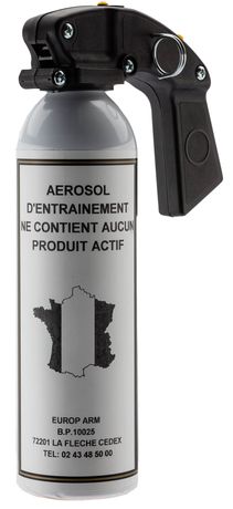 Aérosol d'entraînement - Gaz inerte + Poignée