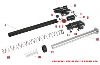 Original spare parts for HX series Hop-up unit & ...