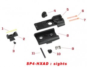 Original spare parts for HX serie front and rear ...