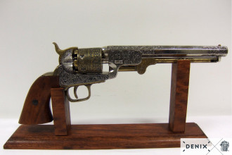 Photo XP1040L-02.jpg Denix decorative replica of a Colt Navy 1851 revolver