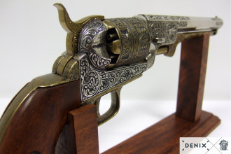 Photo XP1040L-03.jpg Denix decorative replica of a Colt Navy 1851 revolver